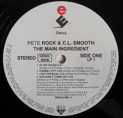 Pete Rock & C.L. Smooth : The Main Ingredient (2xLP, Album)