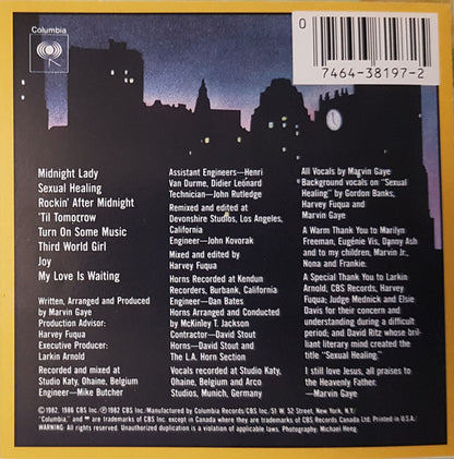 Marvin Gaye : Midnight Love (CD, Album)