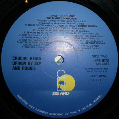 Various : Crucial Reggae - Driven By Sly & Robbie (LP, Comp)