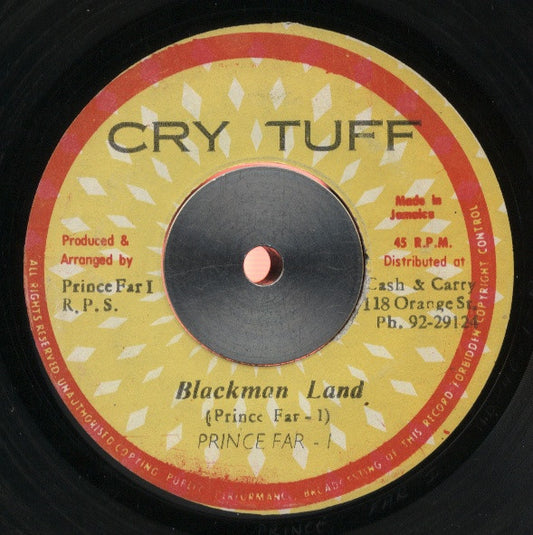 Prince Far I : Blackman Land (7")