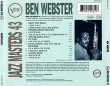 Ben Webster : Verve Jazz Masters 43 (CD, Comp)
