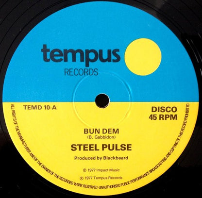 Steel Pulse : Bun Dem / Nyah Luv (12")