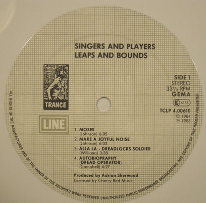 Singers & Players : Leaps & Bounds (LP, Album, RE, Whi)