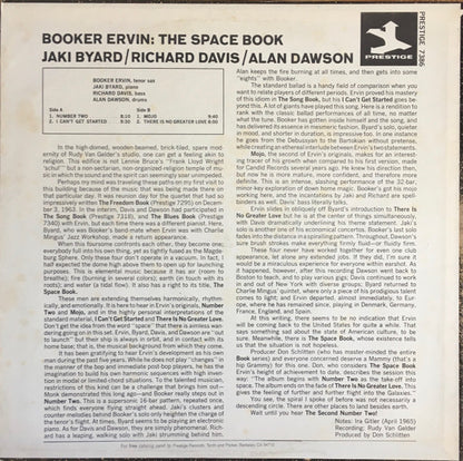 Booker Ervin : The Space Book (LP, Album, RE)
