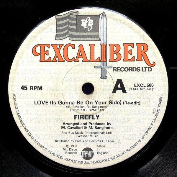 Firefly (2) : Love (Is Gonna Be On Your Side) (12")