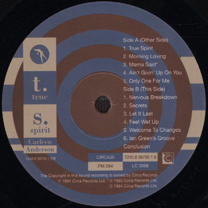 Carleen Anderson : True Spirit (LP, Album)