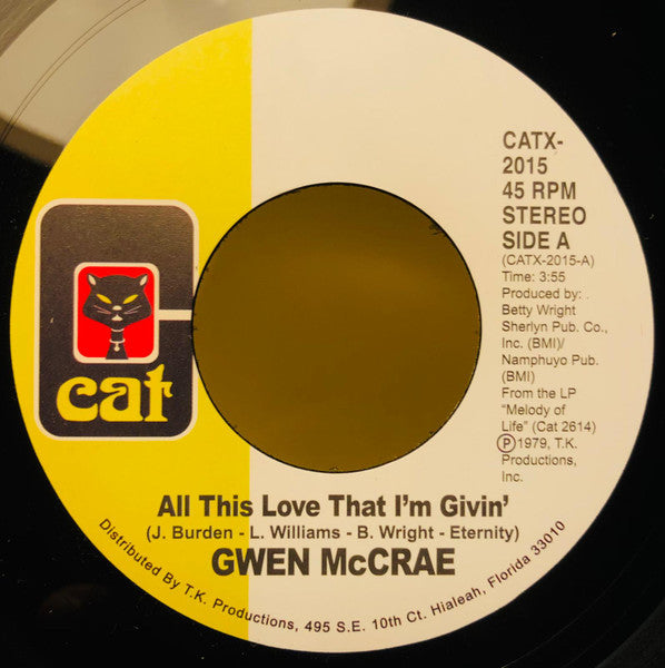 Gwen McCrae : All This Love That I'm Givin' (7", Single, RE, RM)