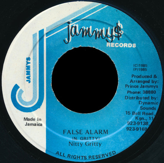 Nitty Gritty : False Alarm (7")