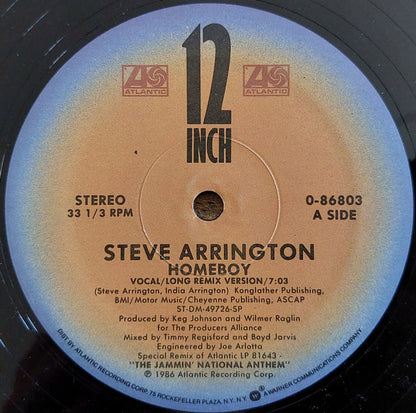 Steve Arrington : Homeboy (12")