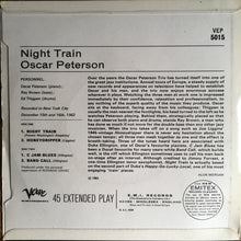 The Oscar Peterson Trio : Night Train (7", EP, Mono)
