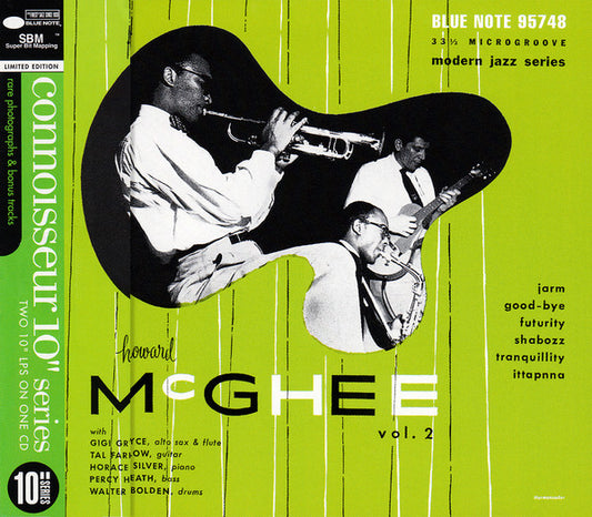 Howard McGhee - The Tal Farlow Quartet : Howard McGhee Volume 2 - Tal Farlow Quartet (CD, Comp, Mono, Ltd)