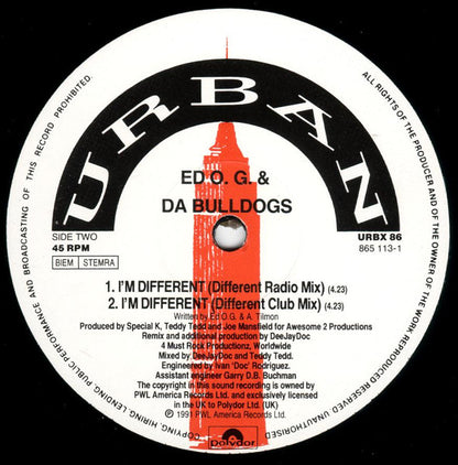 Ed O.G & Da Bulldogs : Be A Father To Your Child (12")