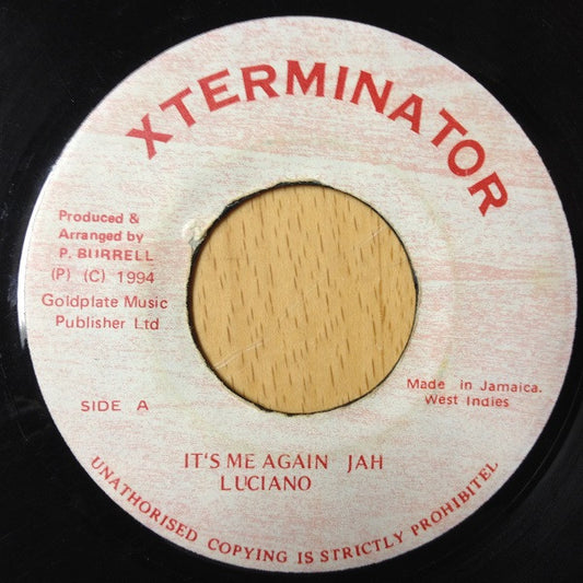 Luciano (2) : It's Me Again Jah (7")