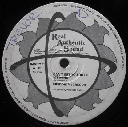 Freddie McGregor : Can't Get You Out of My Mind / Somewhere (12")