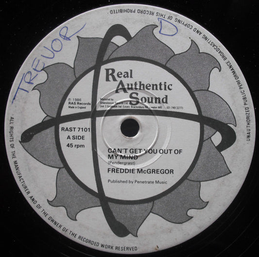Freddie McGregor : Can't Get You Out of My Mind / Somewhere (12")
