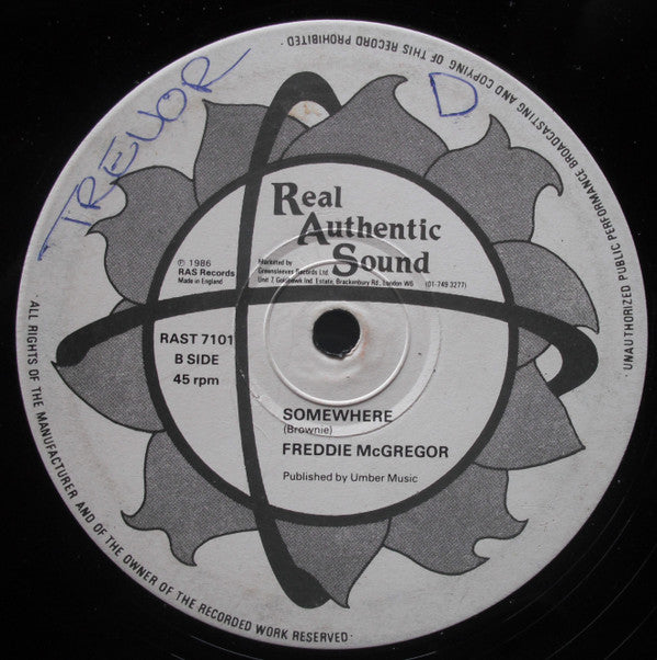 Freddie McGregor : Can't Get You Out of My Mind / Somewhere (12")