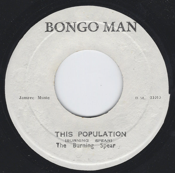 Burning Spear : This Population (7", Single)