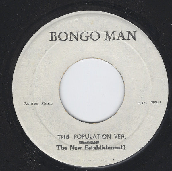 Burning Spear : This Population (7", Single)