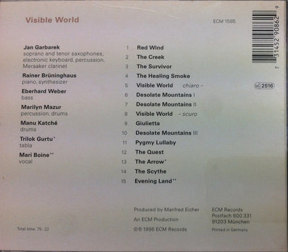 Jan Garbarek : Visible World (CD, Album)