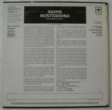 Thelonious Monk : Misterioso (LP, Album, Mono, Promo)