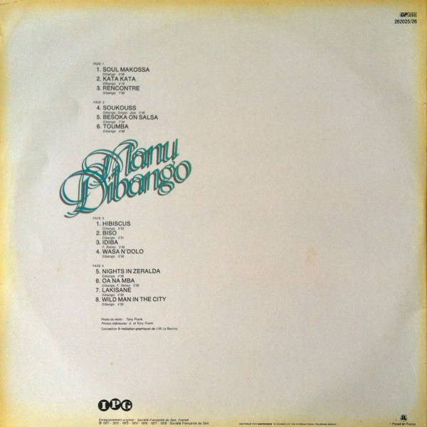 Manu Dibango : Manu Dibango (2xLP, Comp, Gat)