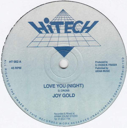 Joy Gold / Robotics* : Love You (Night) / Cocoa Pod (12")