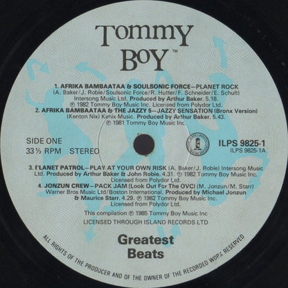 Various : Tommy Boy - Greatest Beats (2xLP, Comp)