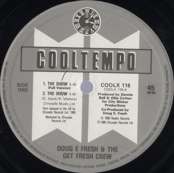 Doug E. Fresh & The Get Fresh Crew* / Doug E. Fresh & MC. Ricky D* : The Show / La Di Da Di (12")
