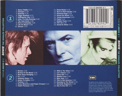 David Bowie : The Singles Collection (2xCD, Comp, RM, Fat)