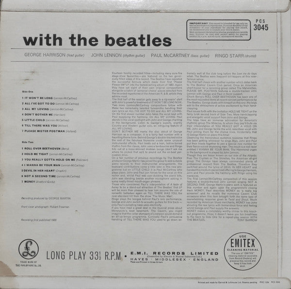 The Beatles : With The Beatles (LP, Album)
