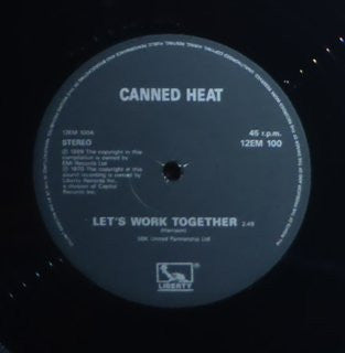 Canned Heat : Let's Work Together (12")