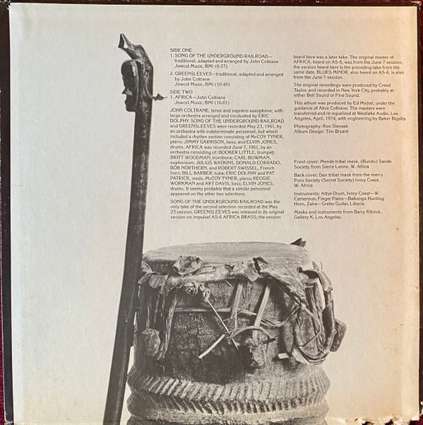 John Coltrane : The Africa Brass Sessions, Vol. 2 (LP, Album, Ter)