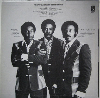 The O'Jays : Back Stabbers (LP, Album, M/Print, San)