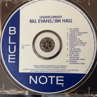 Bill Evans / Jim Hall : Undercurrent (CD, Album, RE, RM, Ude)