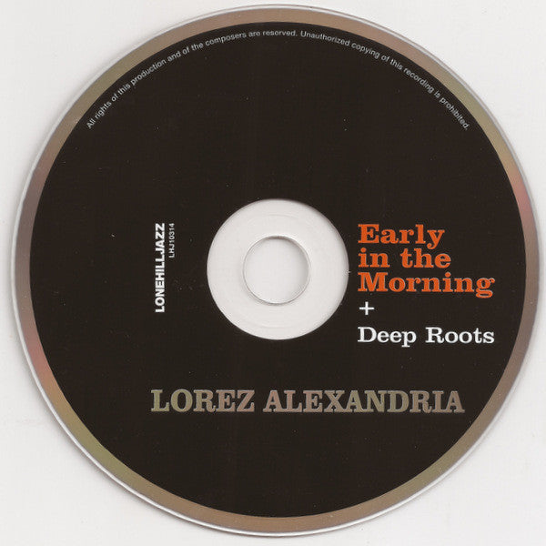 Lorez Alexandria : Early In The Morning + Deep Roots (CD, Comp)