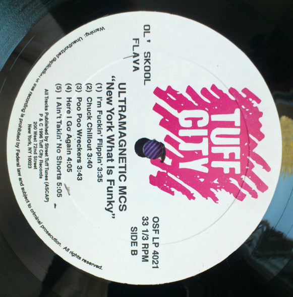 Ultramagnetic MC's : New York What Is Funky (LP, Comp, RE)
