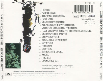 Jimi Hendrix : Cornerstones 1967 - 1970 (CD, Comp)
