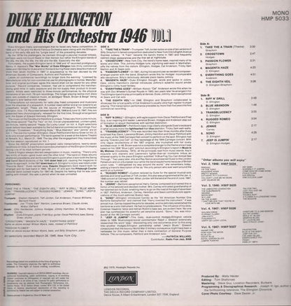 Duke Ellington And His Orchestra : The Radio Transcriptions Vol. 1 (LP, Album, Mono)