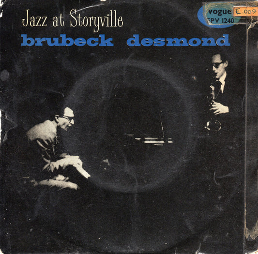 Dave Brubeck, Paul Desmond : Jazz At Storyville (7", EP)