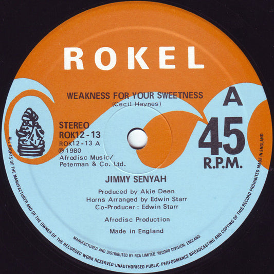 Jimmy Haynes : Weakness For Your Sweetness (12")
