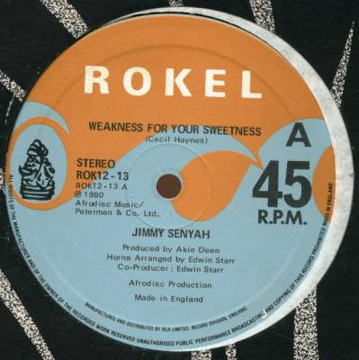Jimmy Haynes : Weakness For Your Sweetness (12")