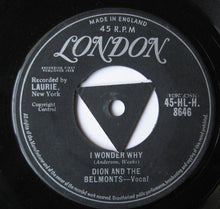 Dion & The Belmonts : Teen Angel / I Wonder Why (7", Single)