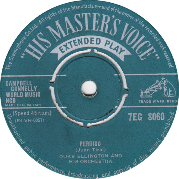 Duke Ellington And His Orchestra : Duke Ellington And His Orchestra (7", EP, Mono)
