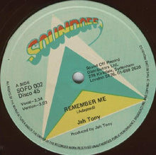 Jah Tony / Eric "Fish" Clarke : Remember Me / Nice In Jamaica (12")