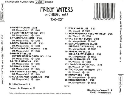 Muddy Waters : On Chess Vol. 1 - "1948-1951" (CD, Comp)