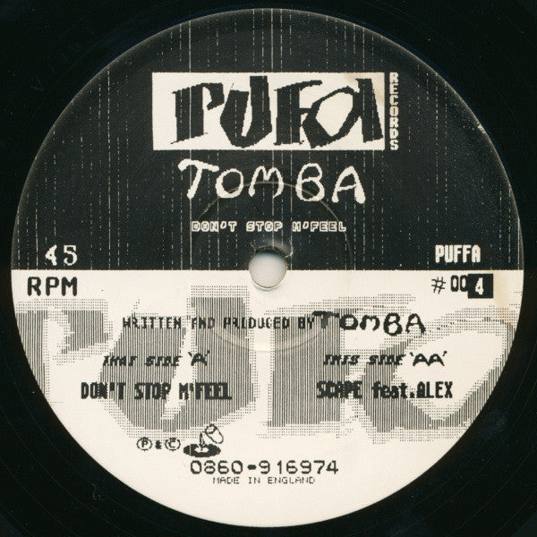 Tomba (3) : Don't Stop M'Feel / Scape (12")