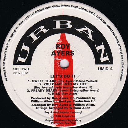 Roy Ayers : Let's Do It (LP, Album, RE)