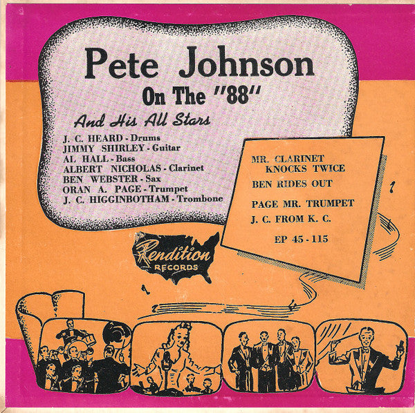 Pete Johnson : On the "88" (7", EP)