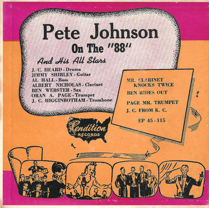 Pete Johnson : On the "88" (7", EP)