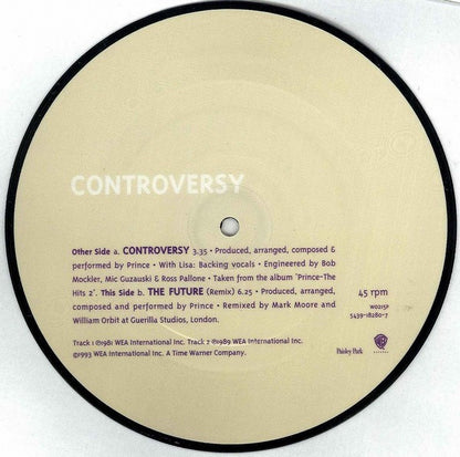 Prince : Controversy (7", Single, Num, Pic, Col)